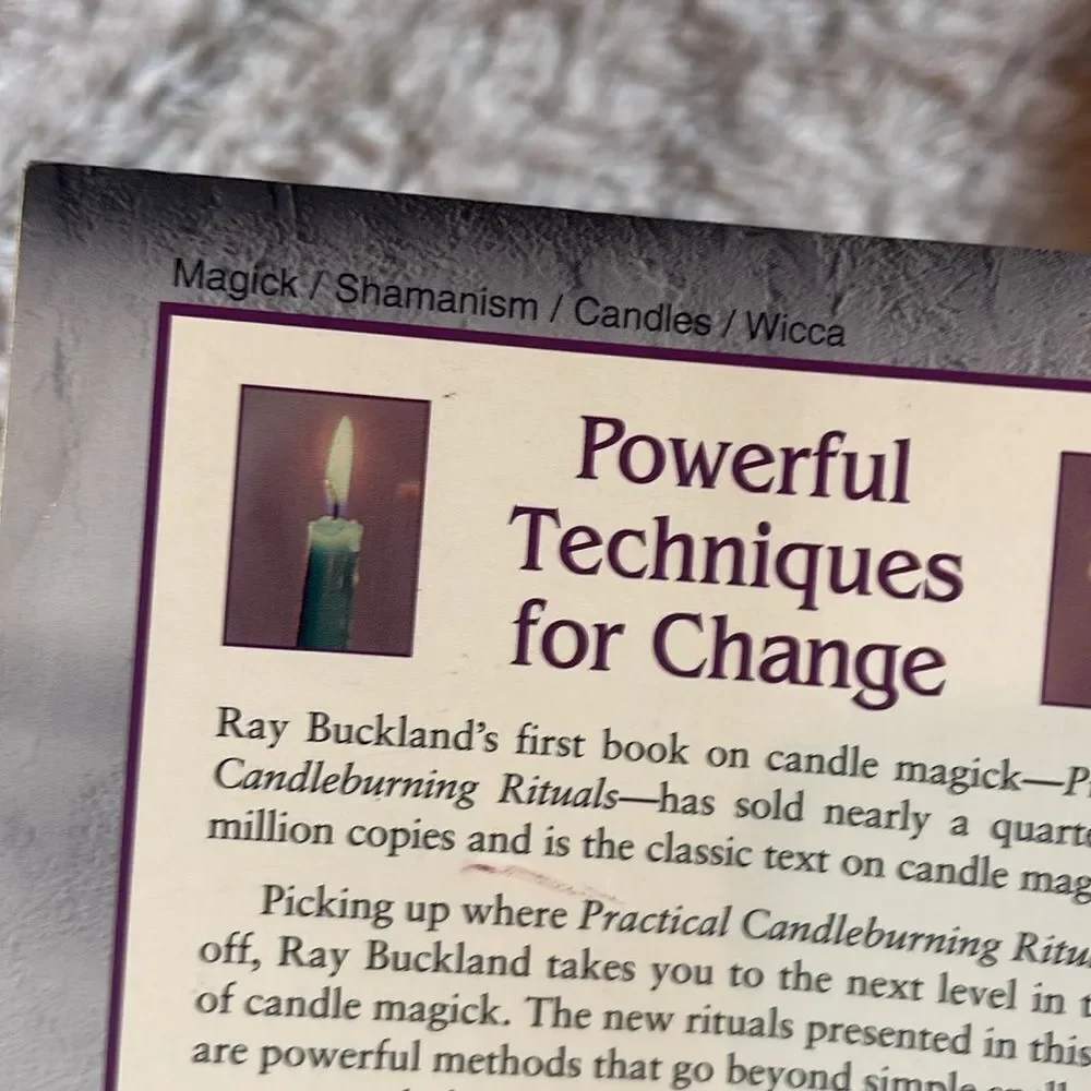 Advanced  candle magick book 1996